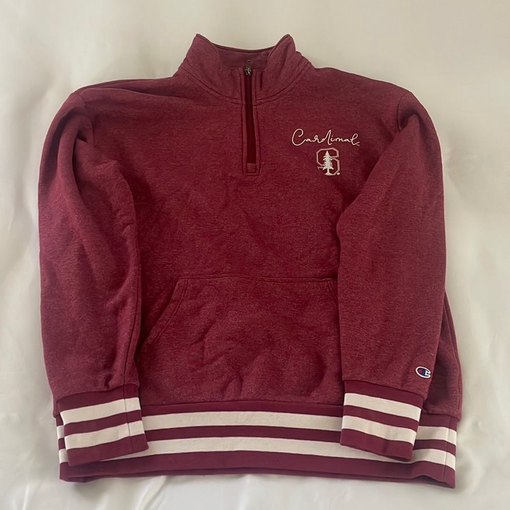 Stanford half zip collar neck sweater
